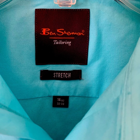 BEN SHERMAN TAILORED BUTTON DOWN DRESS SHIRT - Picture 4 of 5
